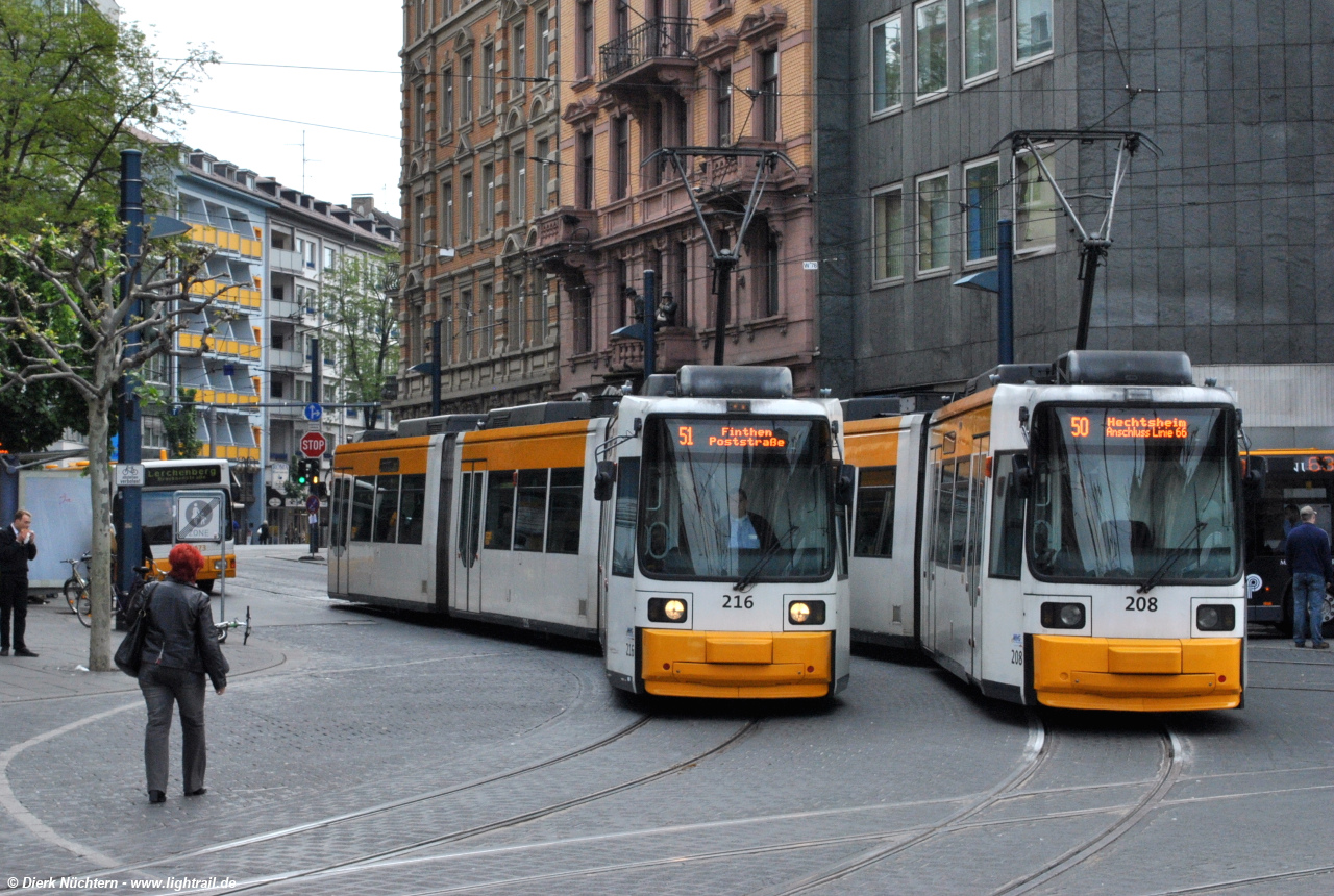 208 und 216 · Mainz Hauptbahnhof