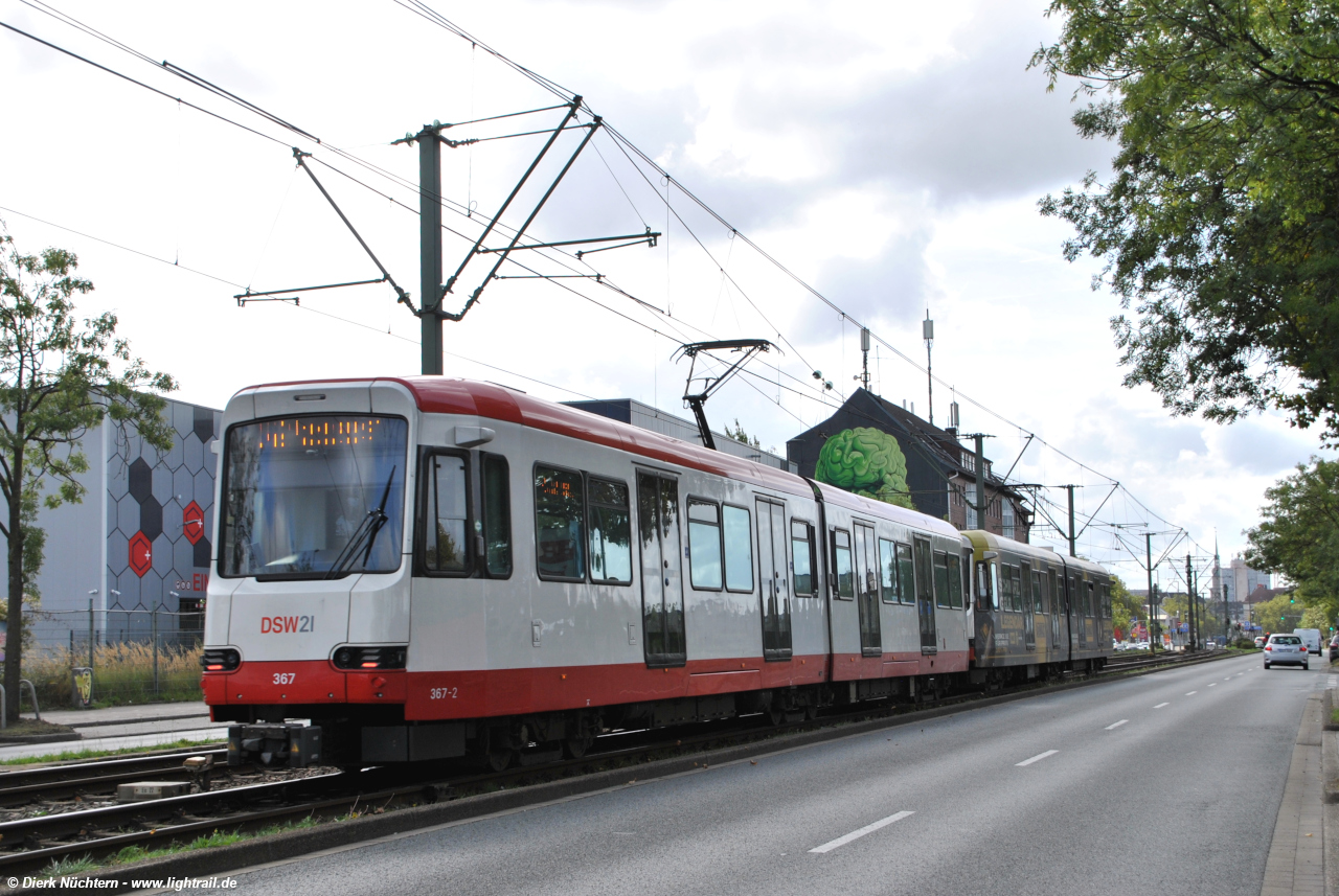 367 · Eisenstraße -> Glückaufstraße