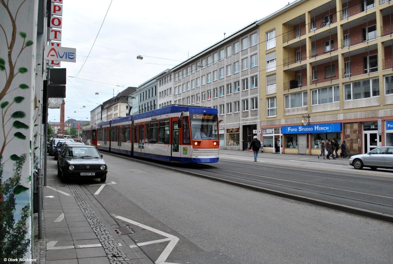 9863 · Luisenplatz -> Rhein-/Neckarstr.