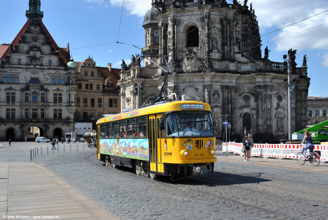 201 204 · Theaterplatz -> Neustädter Markt