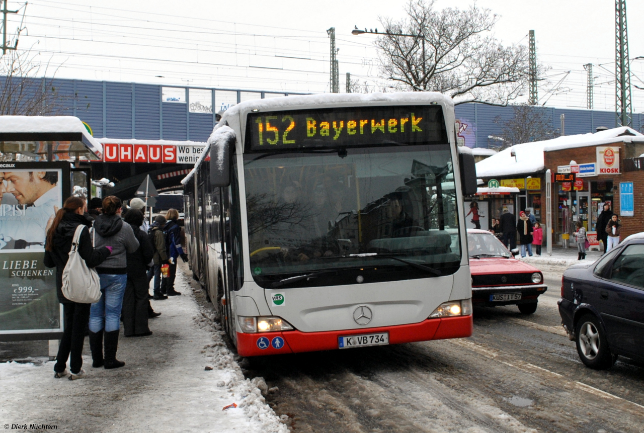 734 (K VB 734) · (S)/[U] Mülheim Bf.