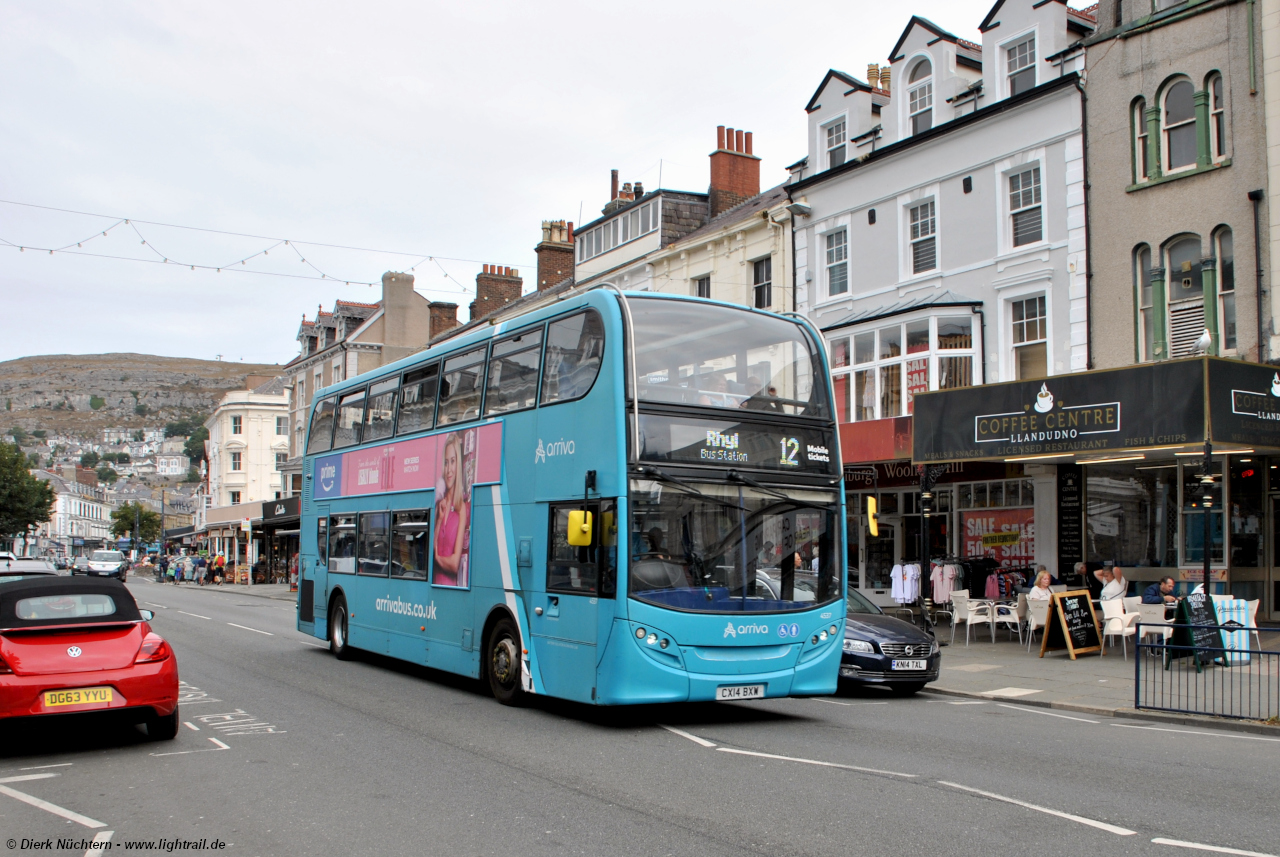 4537 (CX14 BXW) · Llandudno, Mostyn Street