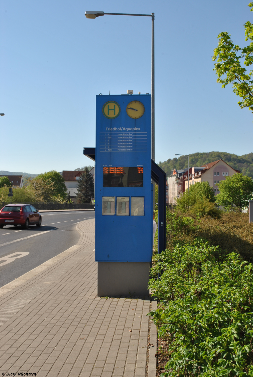 Eisenach, Friedhof / Aquaplex, 07.05.2016