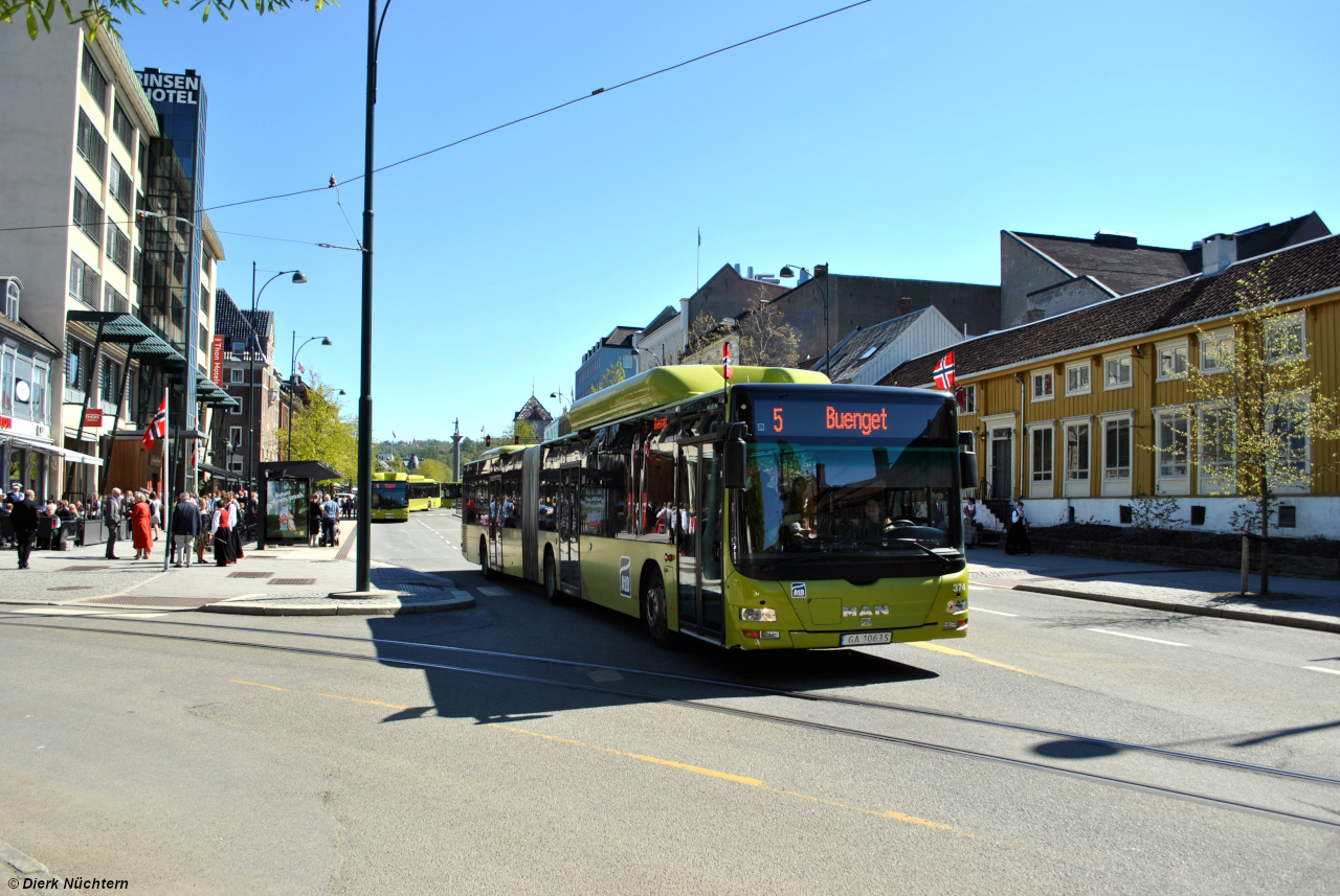 374 (GA 10635) Kongens gate / St. Olavs gate