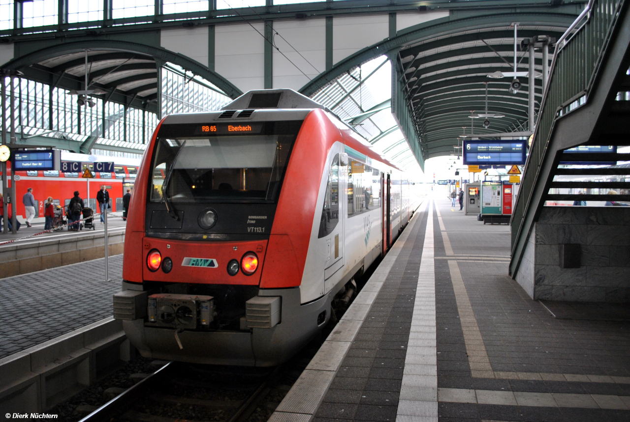 VT 113.1 · Darmstadt Hbf