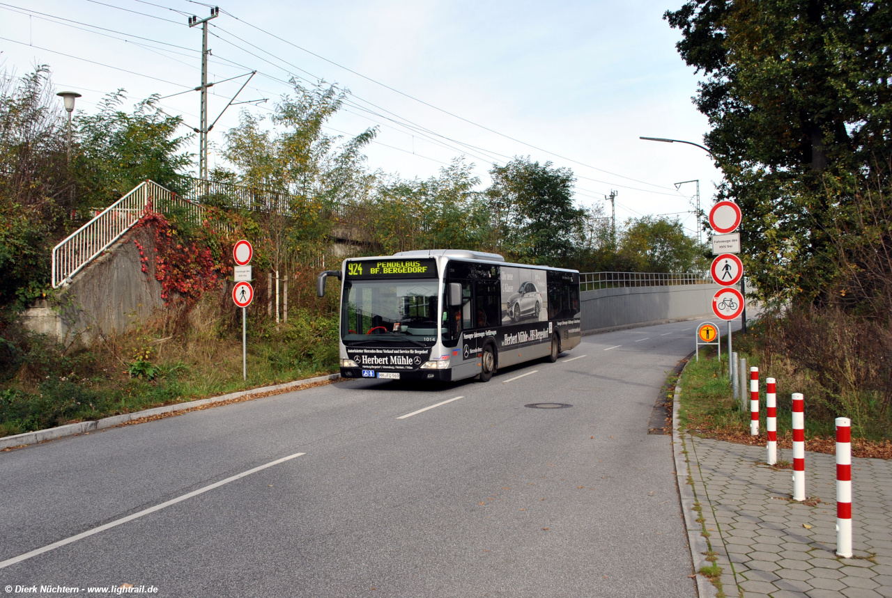 1014 (HH FU 969) · Ausfahrt ZOB HH Bergedorf