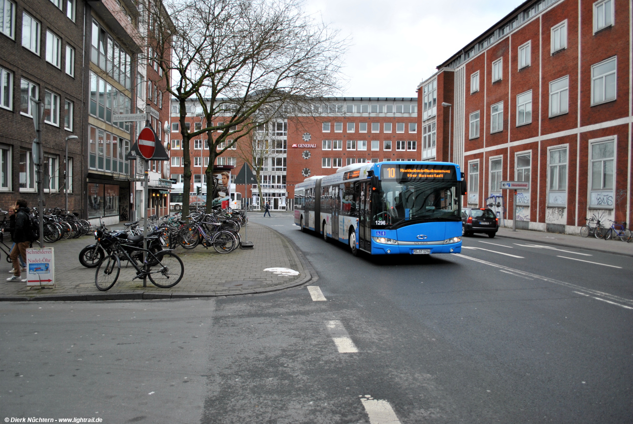 1296 (MS ST 1296) · Hauptbahnhof -> Ludgeriplatz