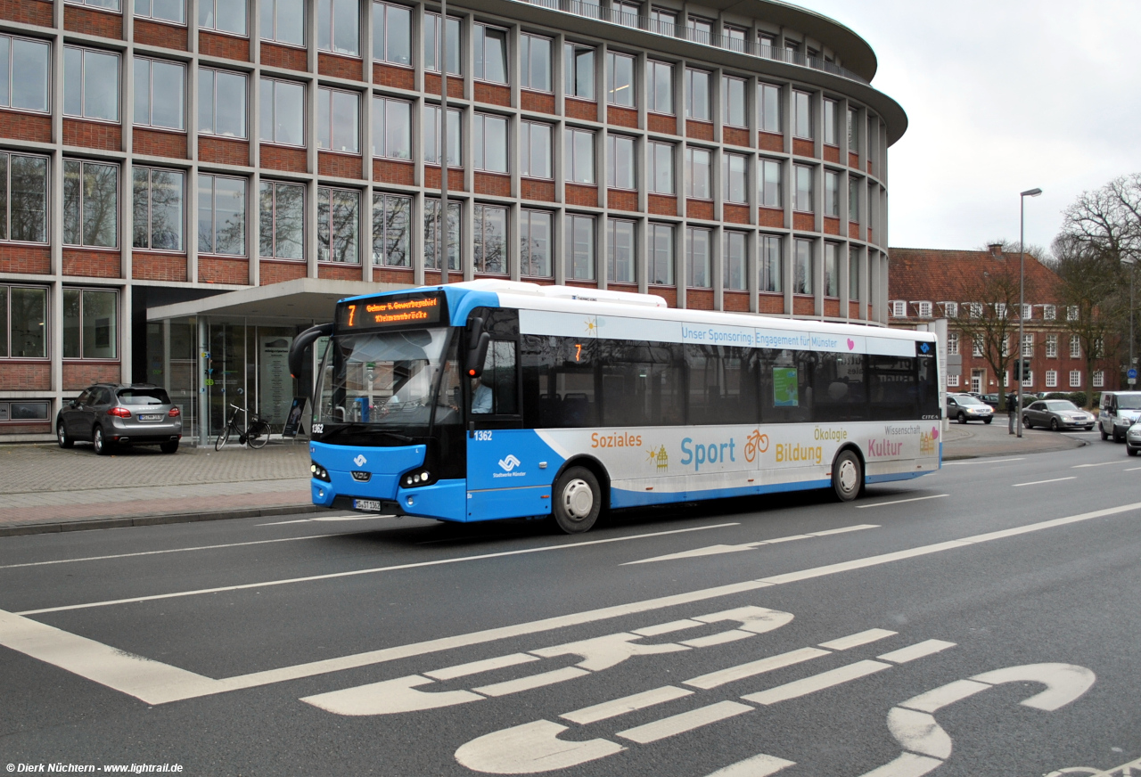 1362 (MS ST 1362) · Ludgeriplatz -> Hauptbahnhof