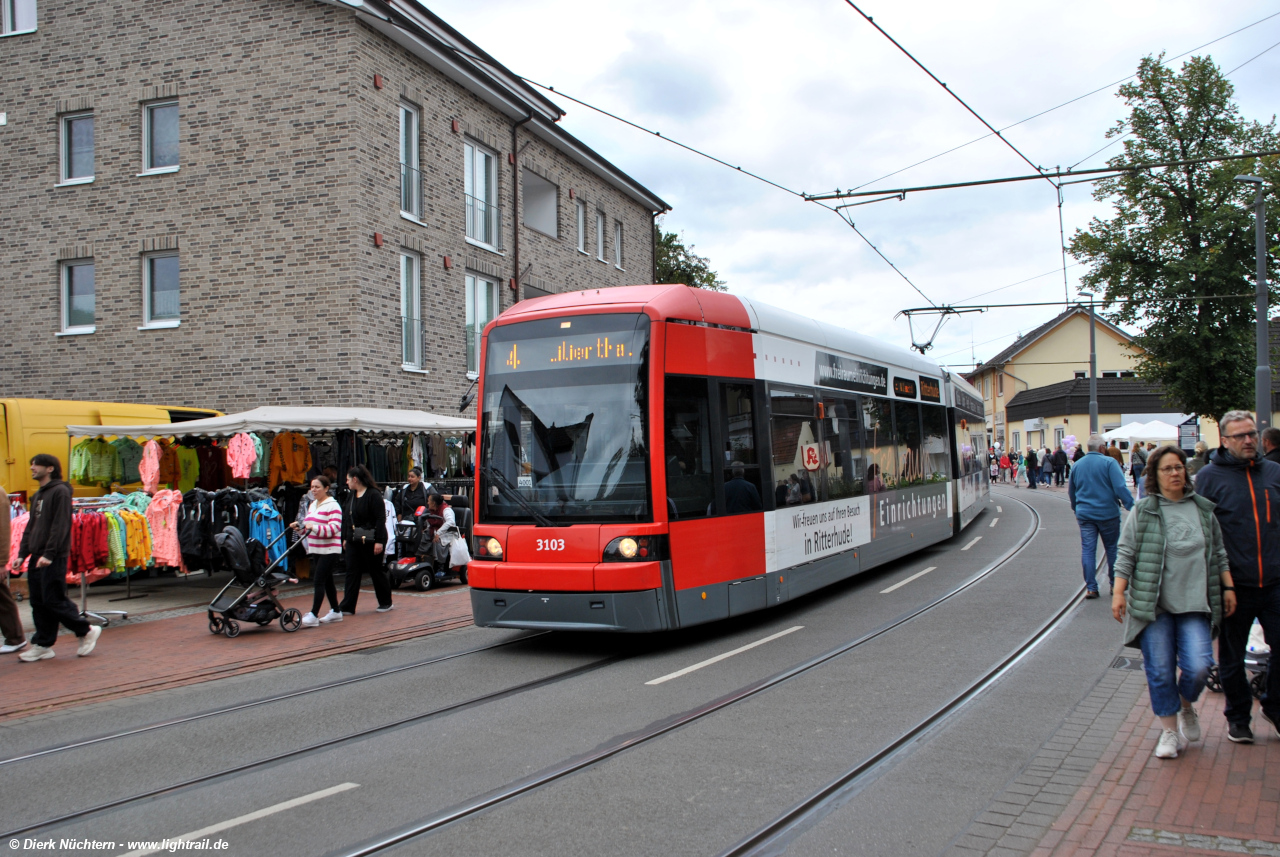 3103 · Feldhäuser Straße -> Lilienthal-Mitte