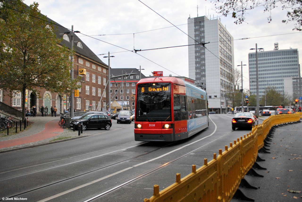 3110 auf der Gustav-Deetjen-Allee