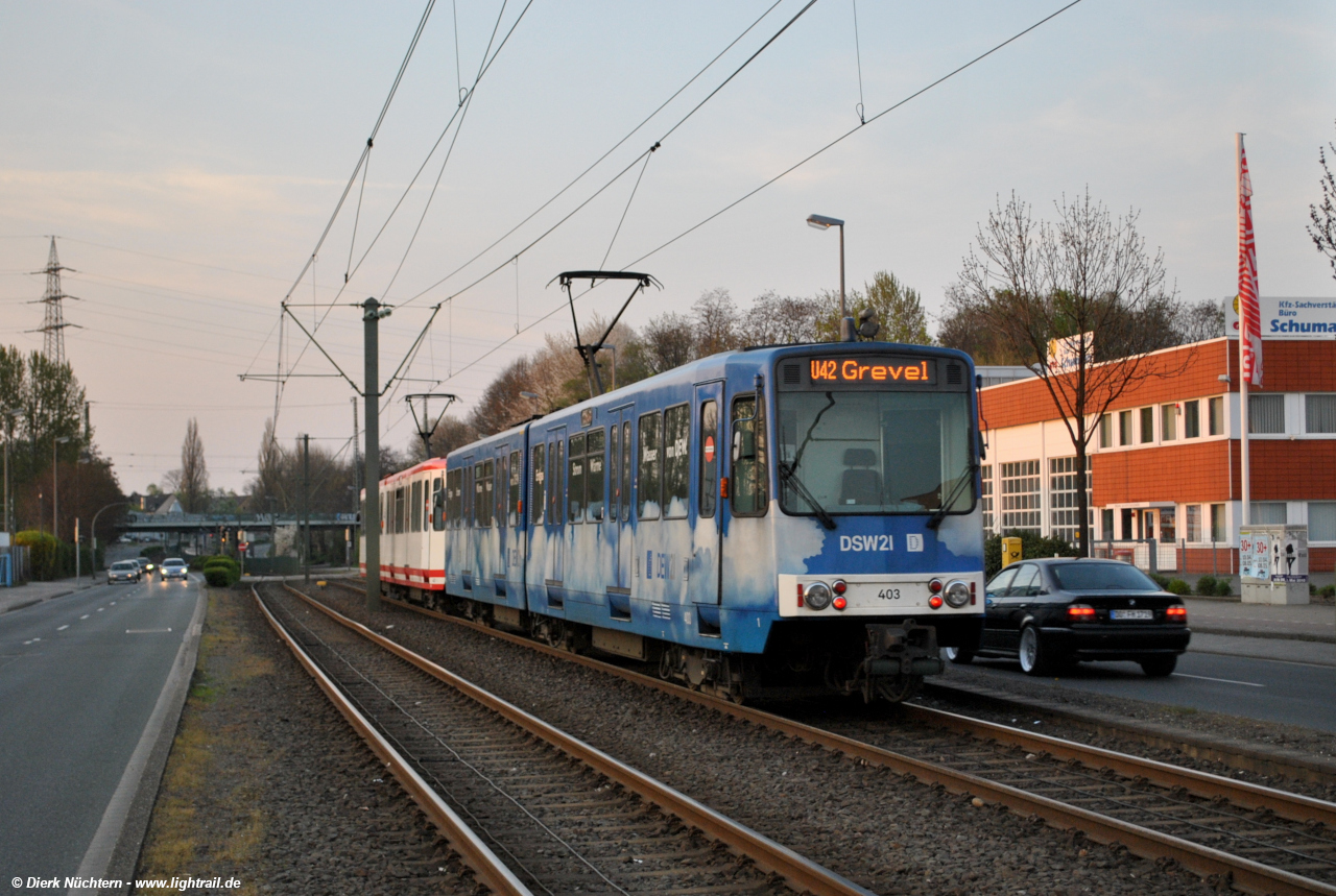 403 · Eisenstraße -> Burgholz
