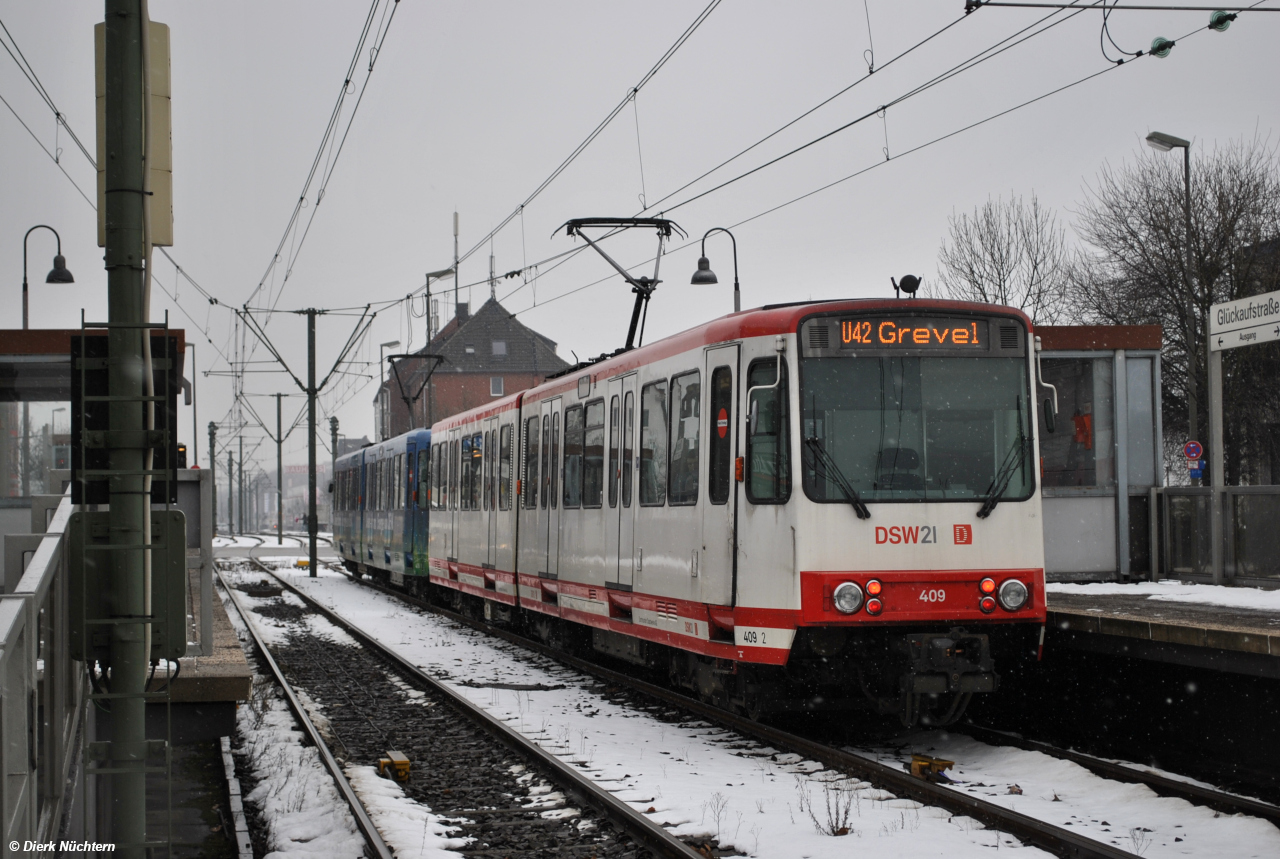 409 + 405 · Glückaufstraße