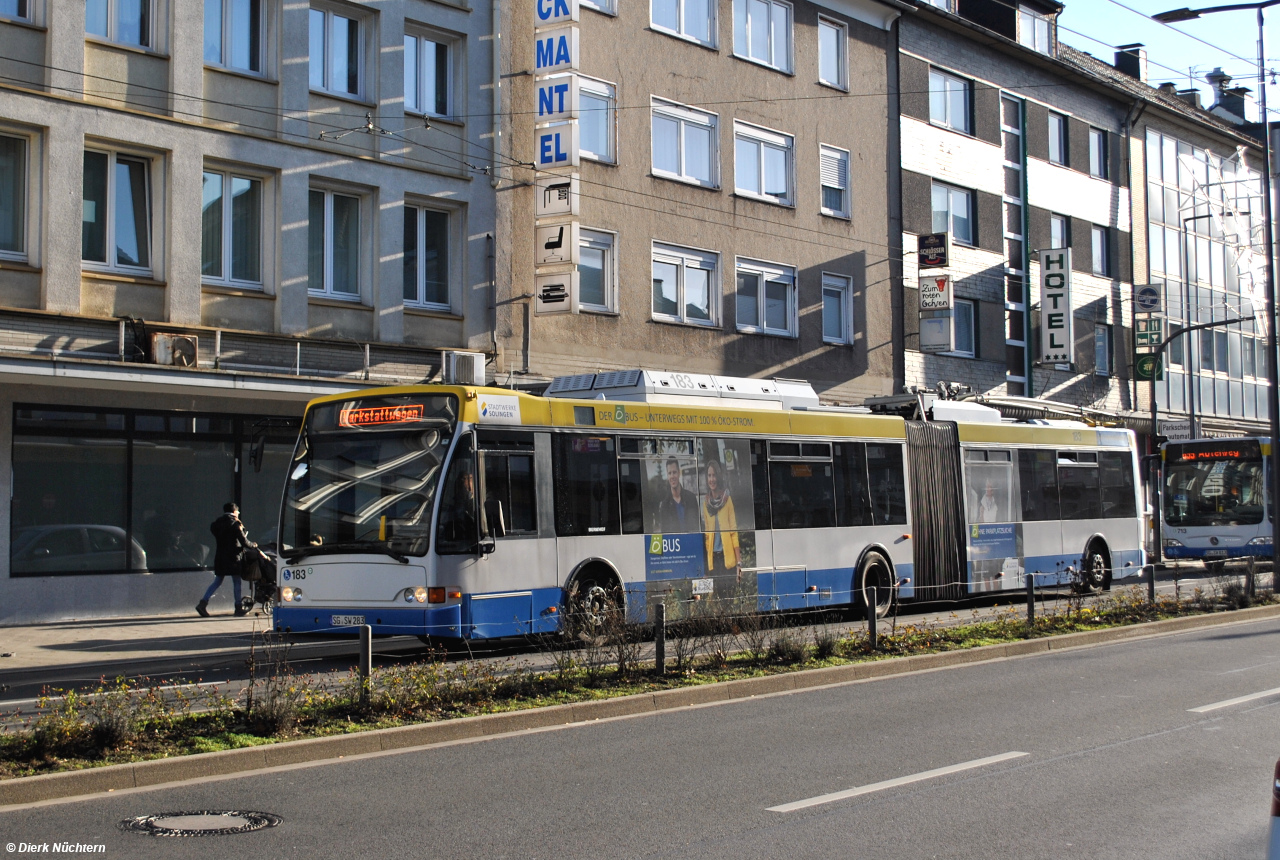 183 (SG SW 283) Mühlenplatz -> Rathausplatz