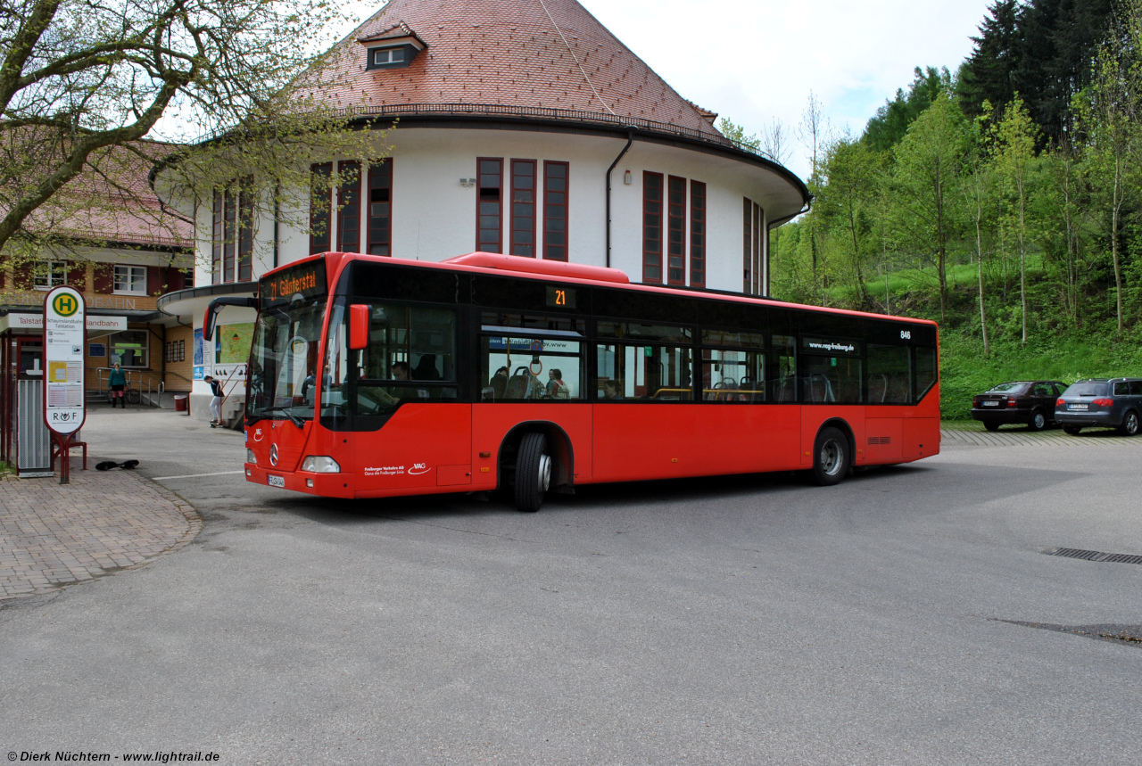 846 (FR SW 846) · Talstation Schauinslandbahn