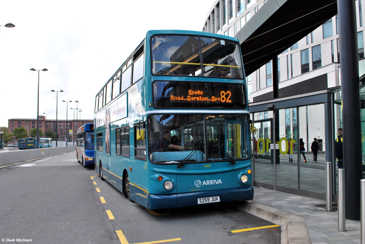 4089 (S259 JUA) Liverpool One Bus Station