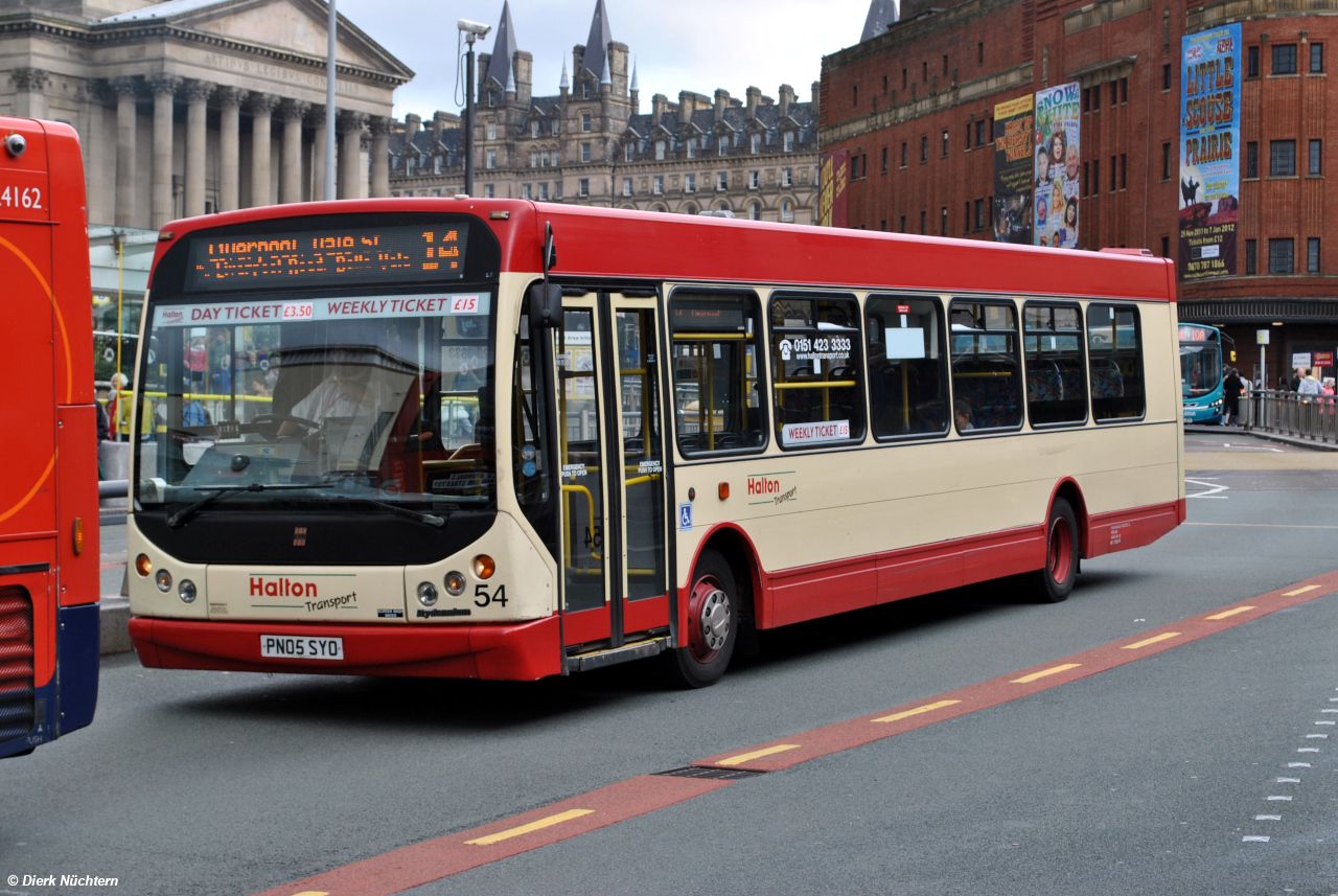 54 (PN05 SYO) Liverpool Lime Street