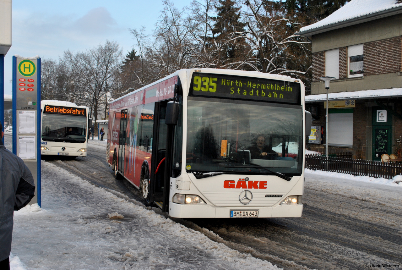 15 (BM DA 643) · [U] Brühl Mitte