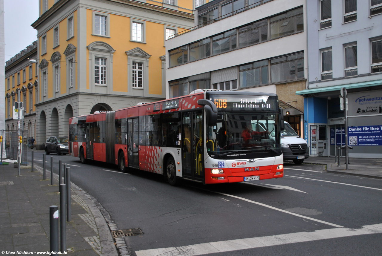 1809 (BN SW 4320) · Markt -> Bonn Hbf